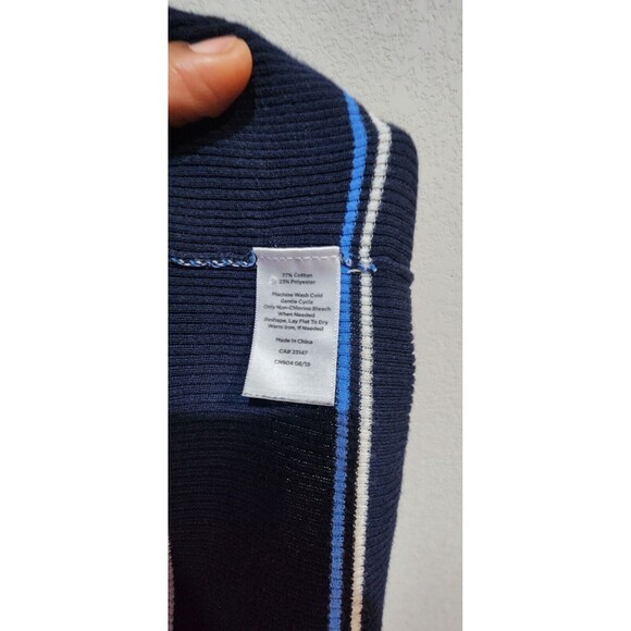 Talbots Womens Striped long sleeve turtleneck Sweater Size L - Picture 6 of 8
